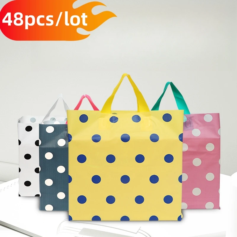 48 buah Tas Tote Polkadot Bert - Wedding/Event Supply Store ulasan dan harga