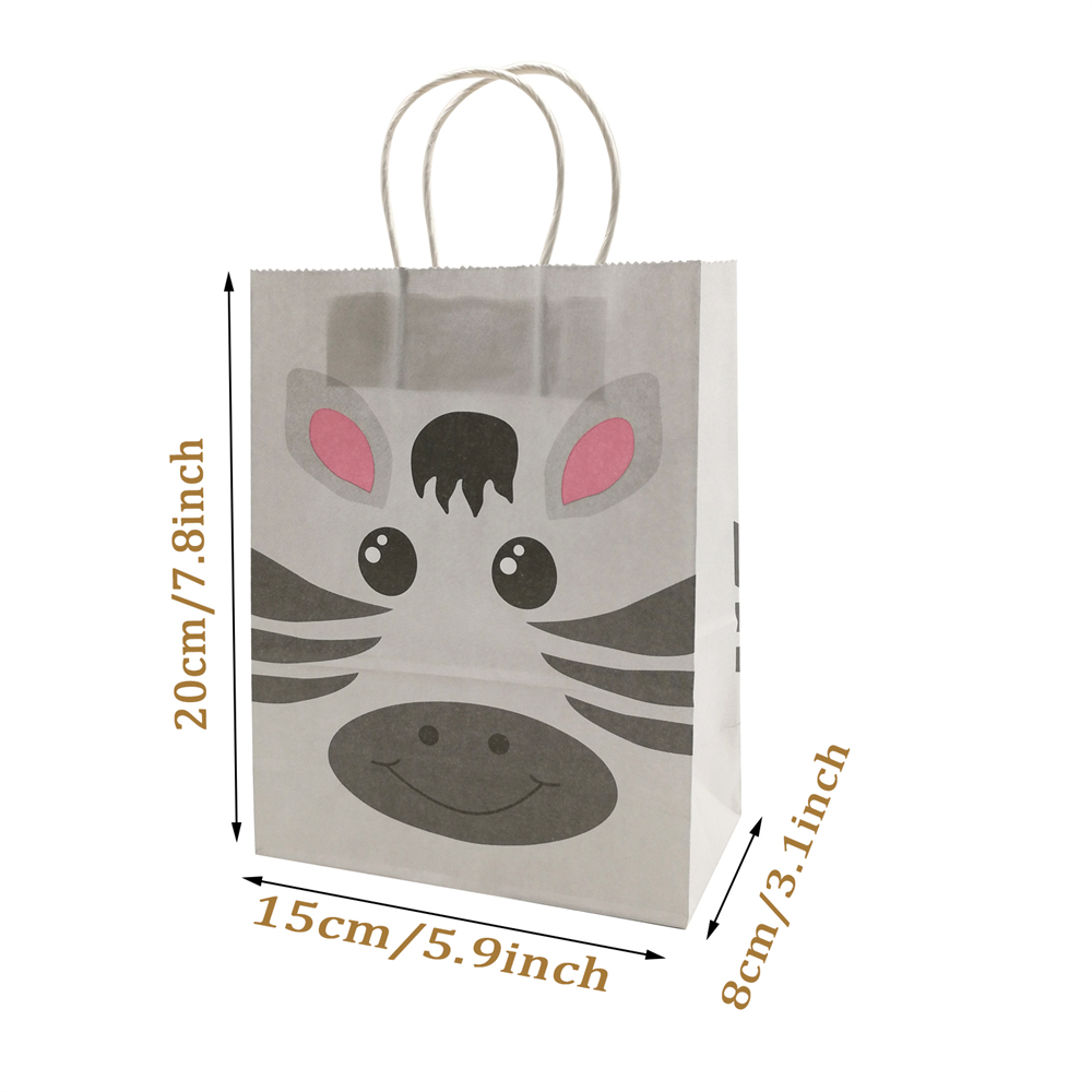 1 Tas Kertas Bergambar Hewan S - Wedding Zoo ulasan dan harga