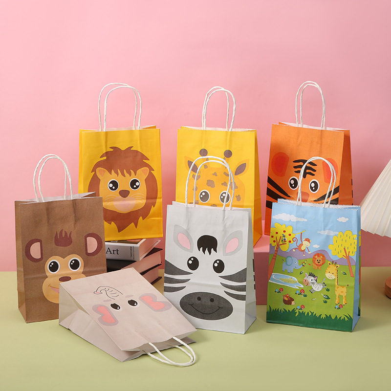 7 buah tas hadiah hewan hutan  - Wedding Zoo ulasan dan harga