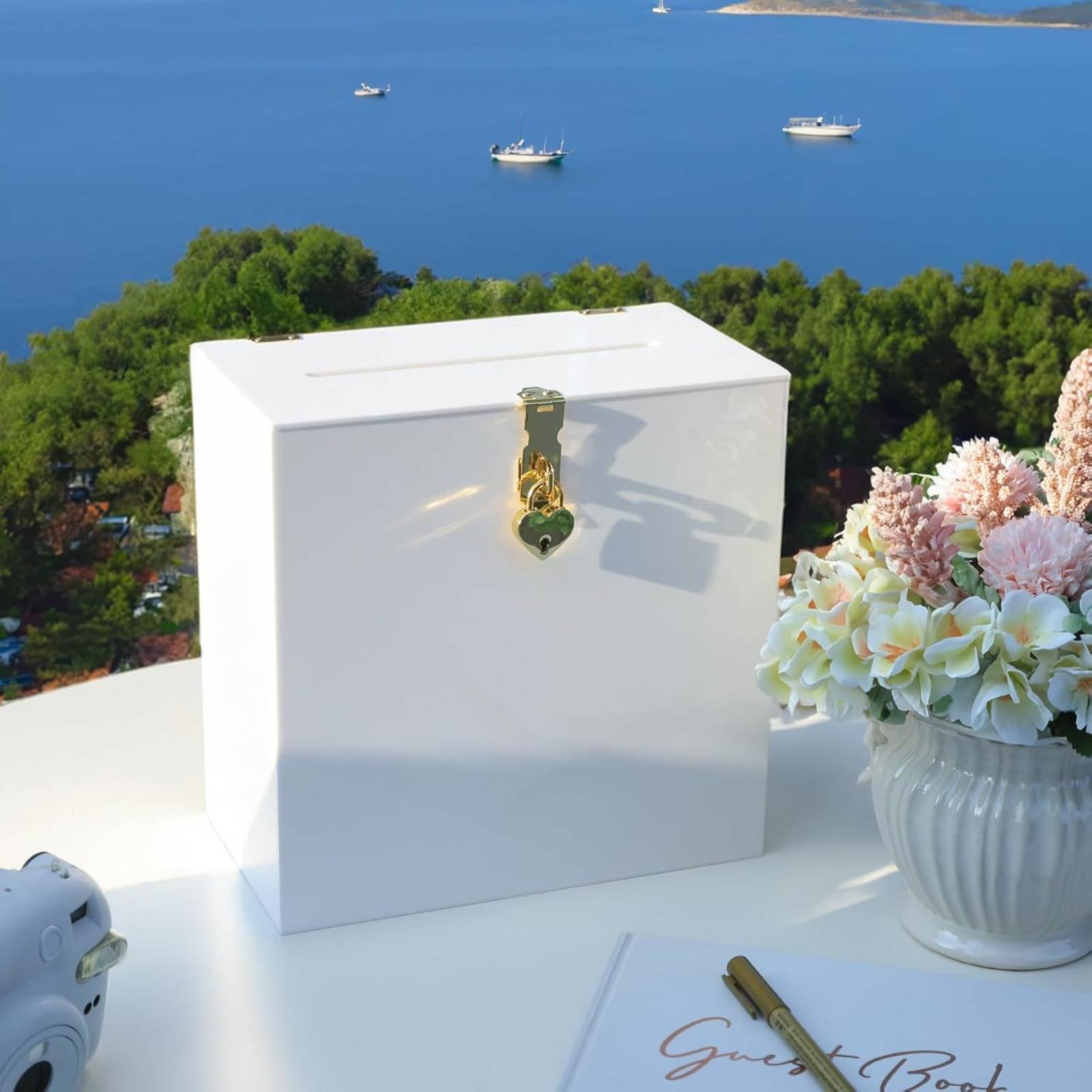 Kotak Kartu Kunci Hati Mudah D - Wedding Card Box ulasan dan harga