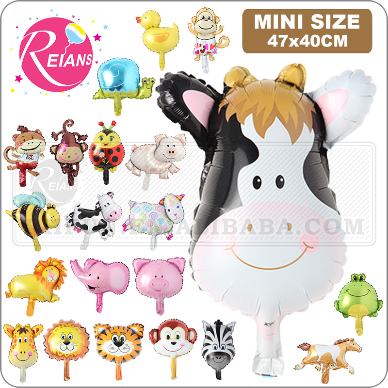 Balon Foil Kepala Hewan Mini,  - Wedding Zoo ulasan dan harga
